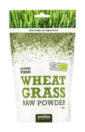 Purasana Wheat Grass Powder BIO 200g (Zelená pšenice)