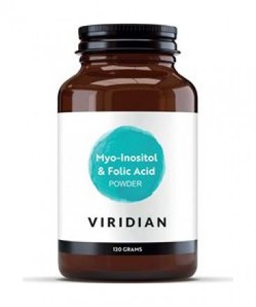 Viridian Myo-Inositol and Folic Acid 120g (Myo-Inositol s kyselinou listovou)