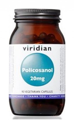 Viridian Policosanol 20mg 90 kapslí