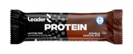 Leader Protein Bar 61g double chocolate (lactose free)
