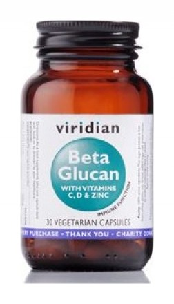 Viridian Beta Glucan 30 kapslí (Antioxidant)