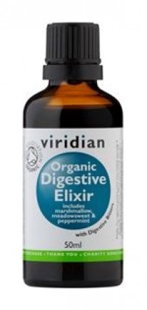 Viridian Digestive Elixir 50ml Organic (Elixír pro zažívání)