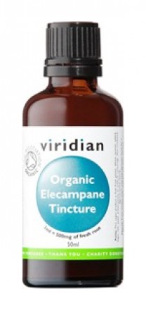 Viridian Elecampane Tincture 50ml Organic (Oman pravý - Tinktura)