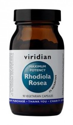 Viridian Rhodiola Rosea Maximum Potency 90 kapslí (Rozchodnice růžová)