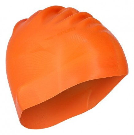 SPURT Silikonová čepice G-Type F202 men se vzorem, oranžová