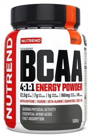 Nutrend BCAA Energy Mega Strong Powder 500g