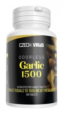Czech Virus ODORLESS GARLIC 1500 100tbl