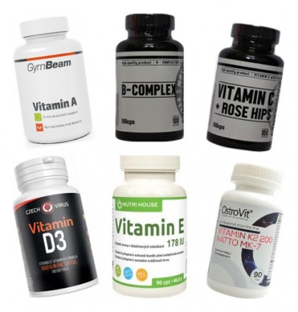 Namakanej Balíček vitamínů A,B,C,D,E,K! 