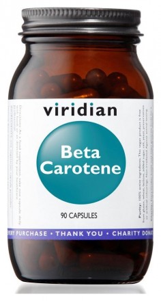 Viridian Beta Carotene 90 kapslí 