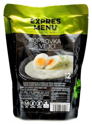 Expres menu Koprová omáčka s vejci 600g