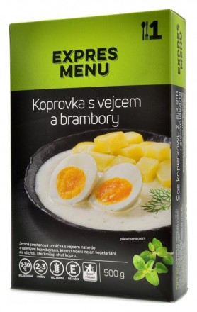 Expresmenu KM Koprovka s vejci a bramborem 500g