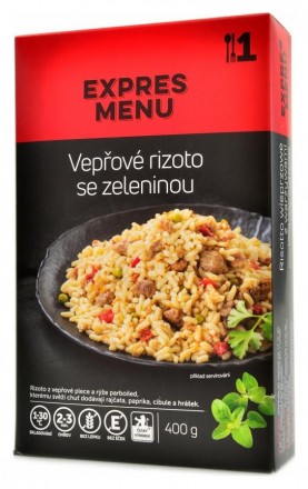 Expres menu KM Vepřové rizoto se zeleninou 400g
