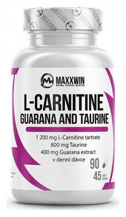 Maxxwin L-CARNITINE GUARANA TAURINE 90 kapslí