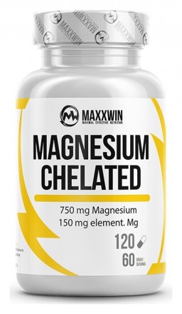 Maxxwin MAGNESIUM CHELATED VEGAN 120 kapslí