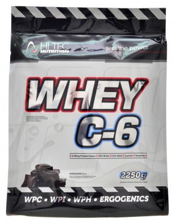 Hitec nutrition Whey C6 CFM 100% whey protein 2250 g