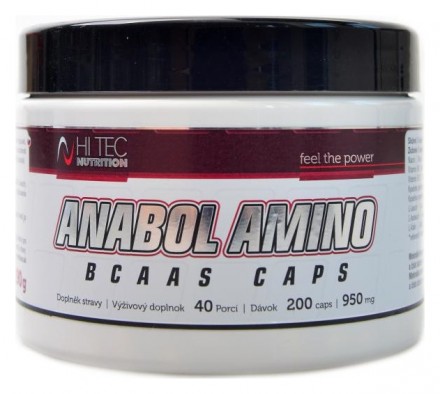 Hitec nutrition Anabol amino BCAA S 200 kapslí