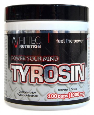 Hitec nutrition Tyrosin 100 kapslí