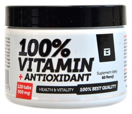 Hitec nutrition BS Blade 100% Vitamin + antioxidant 120 tbl