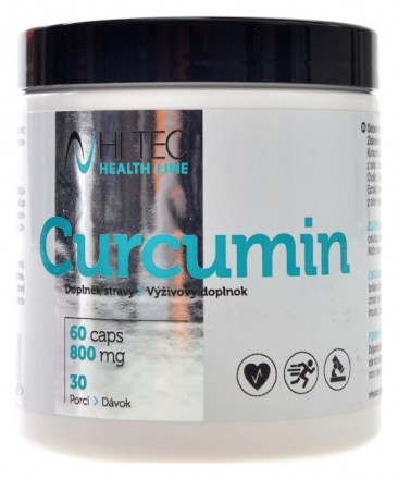 Hitec nutrition Health Line Curcumin 800 mg 60 kapslí