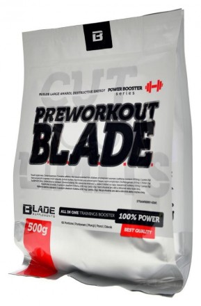 Hitec nutrition BS BLADE preworkout pump 500 g pomeranč