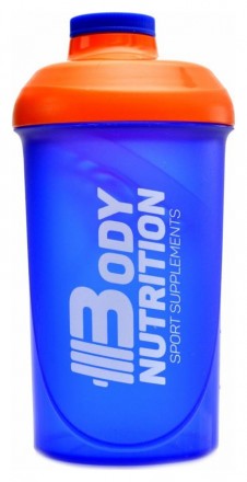 Body Nutrition Šejkr 600 ml modro oranžový