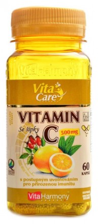 VitaHarmony Vitamín C 500mg s postupným uvolňováním 60cps