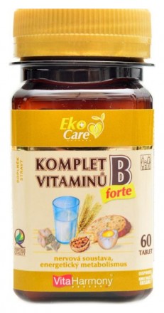 VitaHarmony Komplex vitamínů B forte 60 tablet