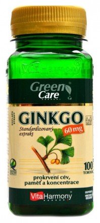VitaHarmony Ginkgo 60 mg extrakt 100 kapslí