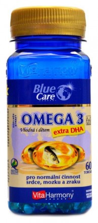 VitaHarmony Omega 3 Extra DHA vhodná i pro děti 60 tbl