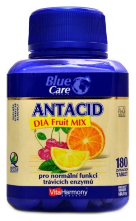 VitaHarmony XXL Antacid žvýkací 180 tbl fruit mix
