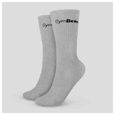 GymBeam Ponožky 3/4 Socks 3Pack Grey 
