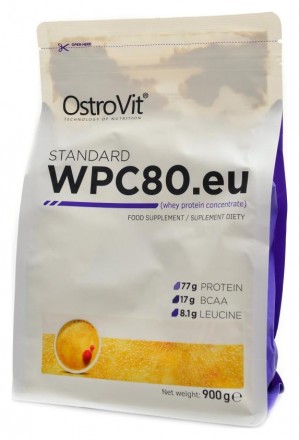 OstroVit Standard WPC 80.eu protein 900 g