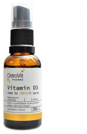 OstroVit Pharma Vitamin D3 1000 IU junior spray 30 ml