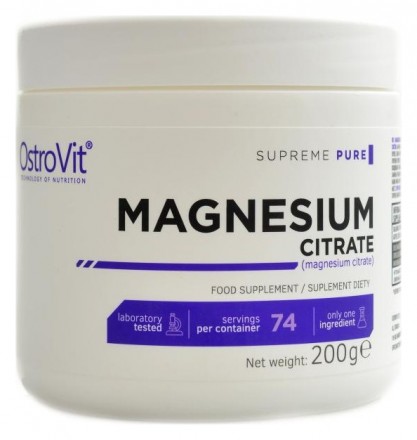 OstroVit Supreme pure Magnesium citrate 200 g natural