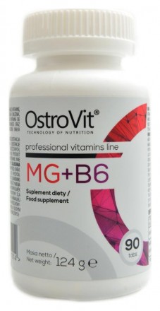 OstroVit MG + B6 90 tablet magnesium s vitamínem B6