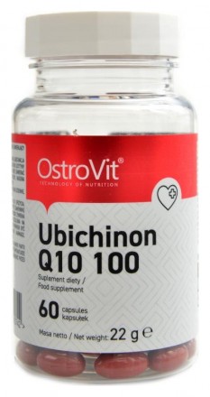 OstroVit Ubichinon Q10 100 mg 60 kapslí ubiquinone coenzyme Q10