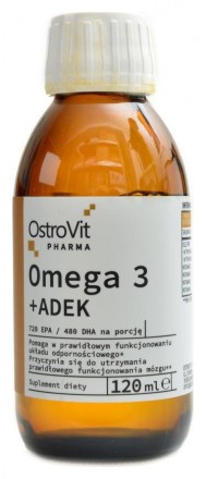 OstroVit Pharma Elite omega 3 + ADEK liquid 120 ml