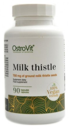 OstroVit Milk Thistle vege 90 kapslí ostropestřec