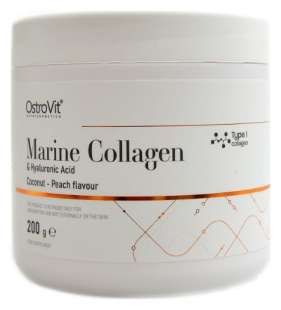 OstroVit Marine collagen + hyaluronic acid + vitamin C 200 g
