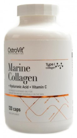 OstroVit Marine collagen + hyaluronic acid and vitamin C 120 kapslí