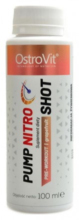 OstroVit Pump nitro shot 100 ml grapefruit