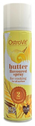 OstroVit Cooking spray butter flavoured 250 g máslový sprej