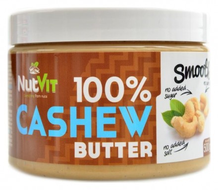 OstroVit Nutvit 100% Cashew butter 500g kešu