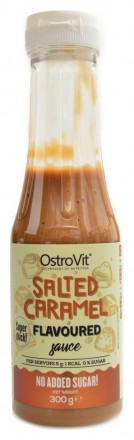 OstroVit Salted caramel flavoured sauce 300 g slaný karamel sirup