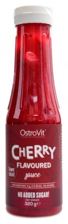 OstroVit Cherry flavoured sauce 350 g višňový sirup