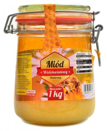 OstroVit Multiflower honey 1000 g vícekvětý med