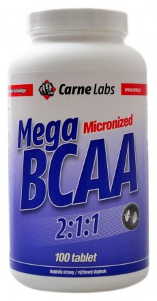 Carne Labs Mega BCAA 2-1-1 2100 mg amino 100 tablet