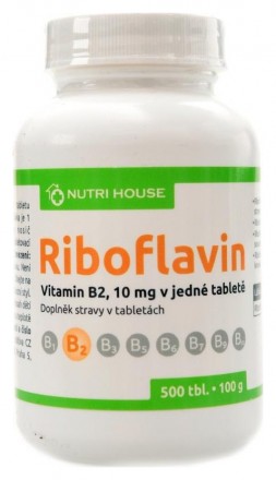Nutrihouse Vitamin B2 Riboflavin 500 tablet