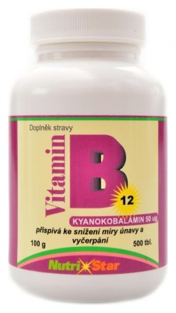Nutristar Vitamin B12 500 tbl.