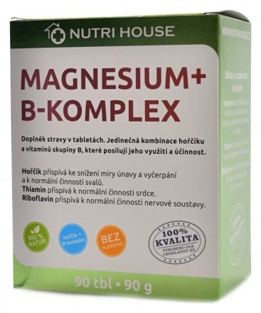 Nutrihouse Magnesium B komplex 90 tablet